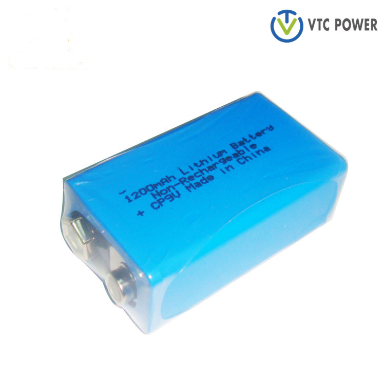 CP9V lítium akkumulátor 9v 1200mah energiamérőhöz, multiméterhez, vízmérőhöz, gázmérőhöz